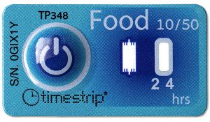 Timestrip. Fish and seafood temperature indicators - Sercalia