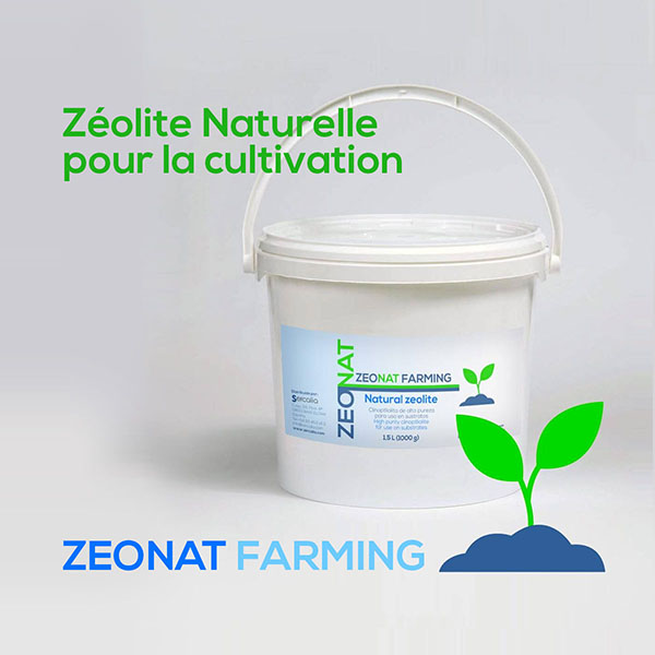Zeolite. ZEONAT FARMIMG. Zéolite Naturelle pour la cultivation. ZEONAT. Sercalia