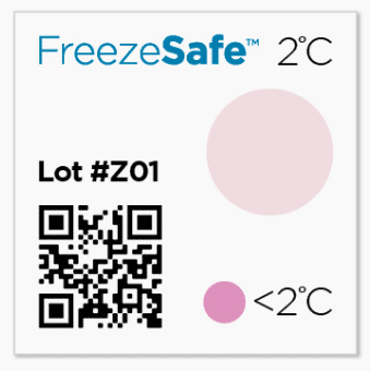  FreezeSafe. Temperaturindikator. Temperature label. Sercalia