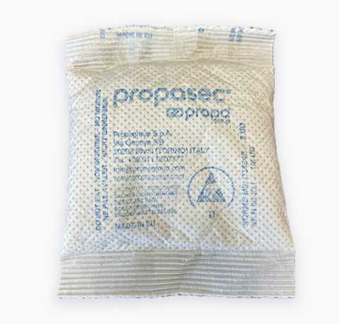 Propasec Antistatic. Anti-static desiccant bag. Sercalia